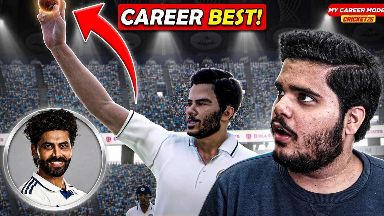 Finally! My Best Bowling Figures Ever! 🤯 | Facing Jadeja | My Career Mode #27