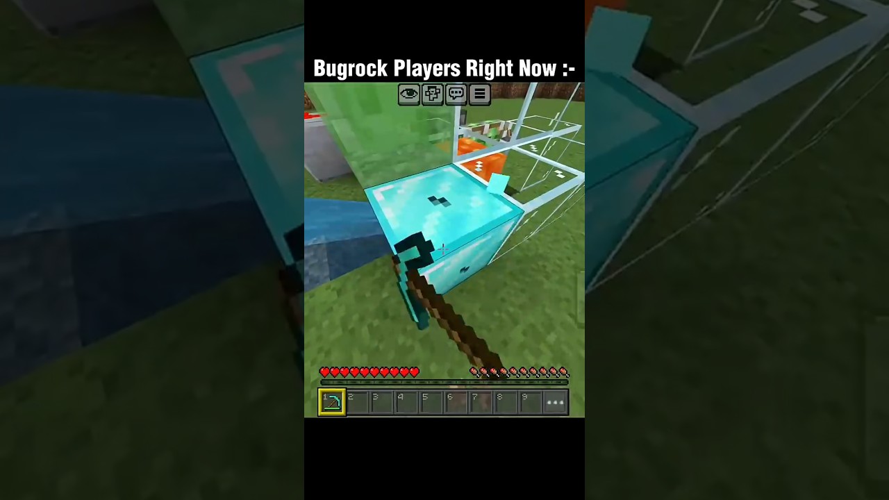 Minecraft Bedrock 1.21.93+ Block Duplication Glitch💀🔥#minecraftshorts