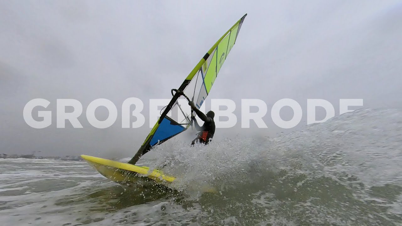 First time Windsurfing with my new 5.2 Sailloft AIR! | Großenbrode