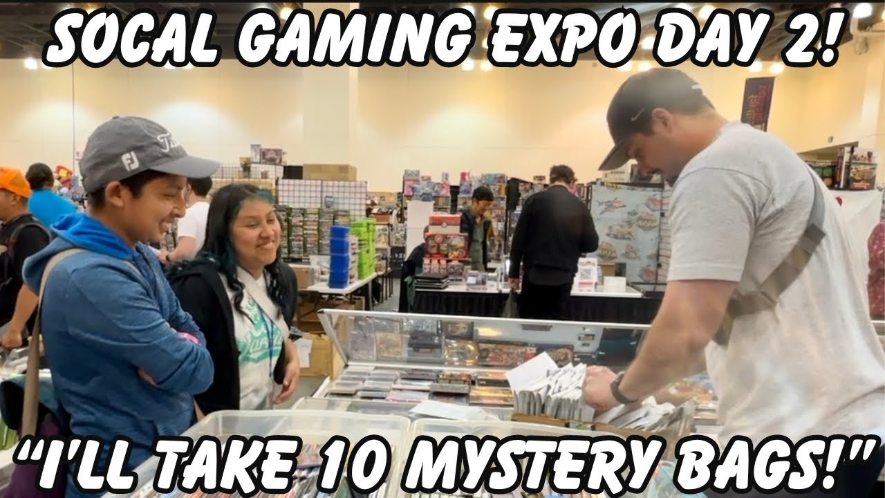 БЕЗУМИЕ ТАИНСТВЕННЫХ СУМОК! SoCal Gaming Expo: Точка зрения продавца, день 2!