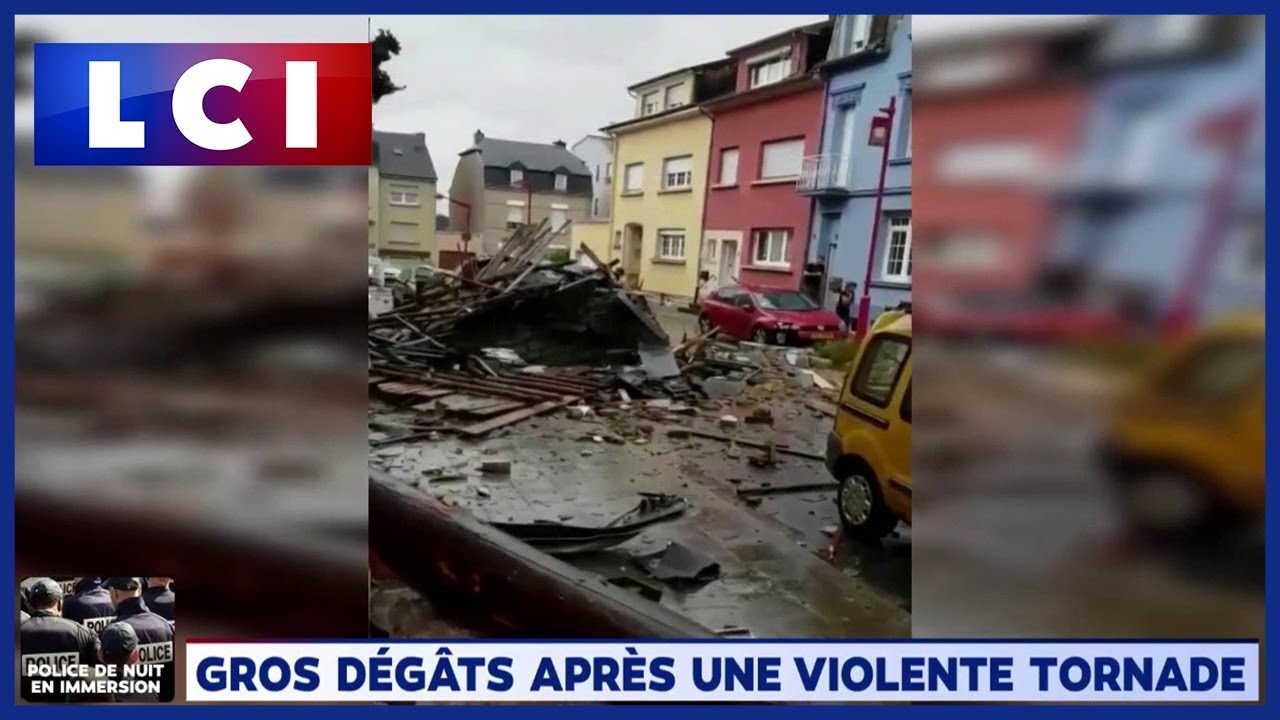 Tornade au Luxembourg : 19 blessés, une centaine de maisons endommagées
