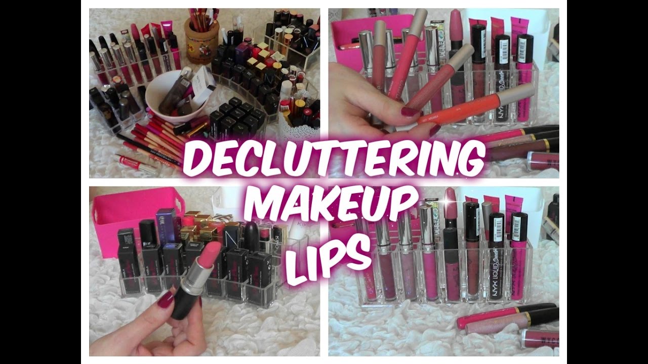 TENGO, BUTTO O REGALO LA MIA MAKEUP COLLECTION? ep.2 💄 LABBRA | Decluttering Makeup Ita | chiore83