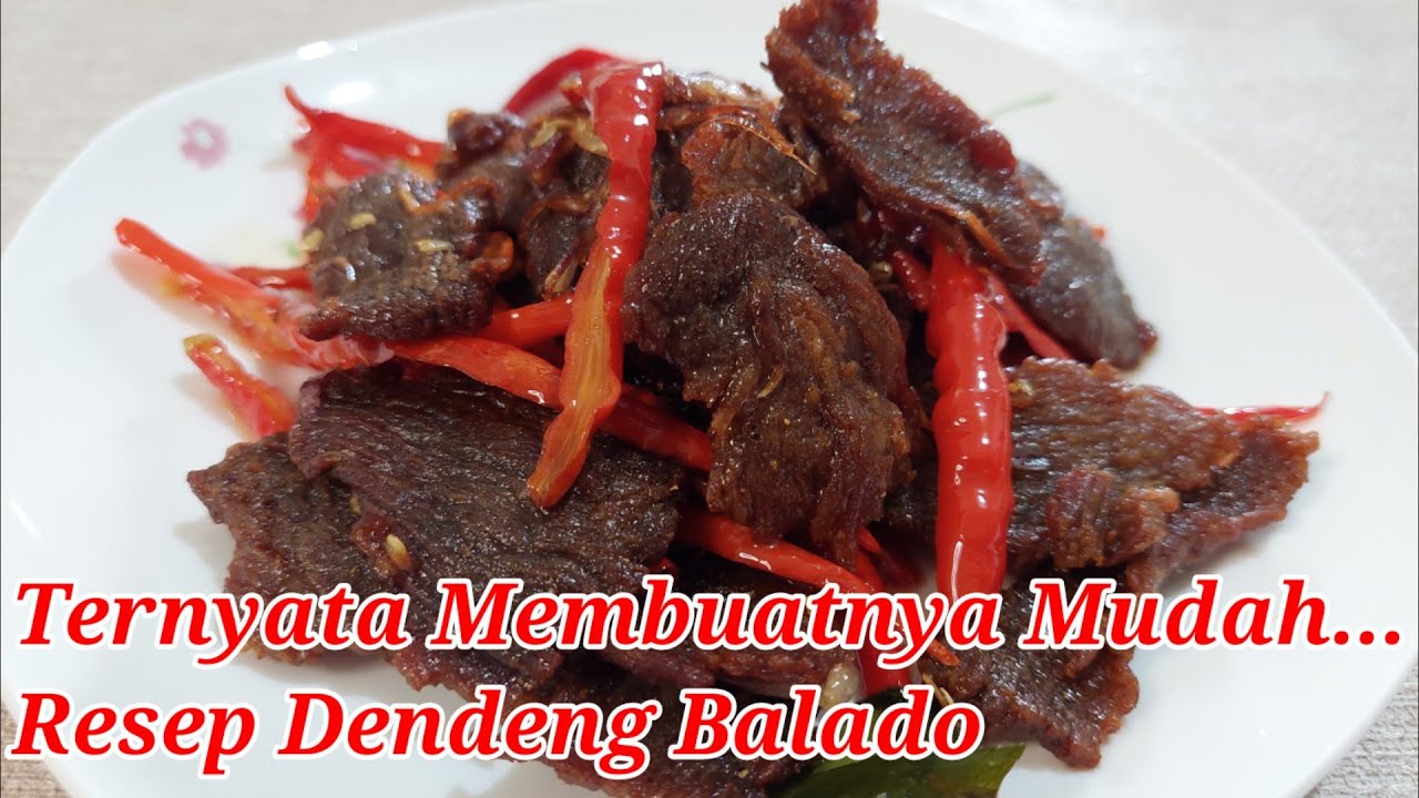 Ternyata membuat dendeng itu gampang banget yuk dicoba..... | Resep Dendeng Balado
