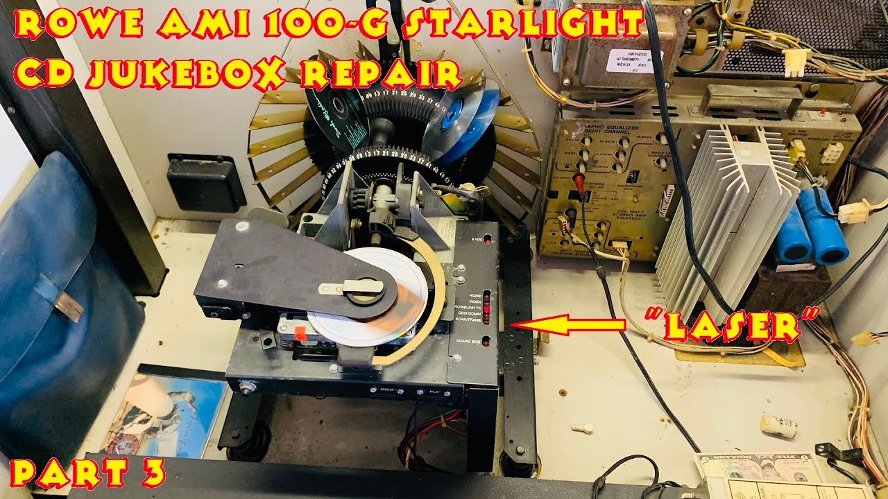 Замена лазера... дважды! — Rowe AMI 100-G Starlight — Часть 3