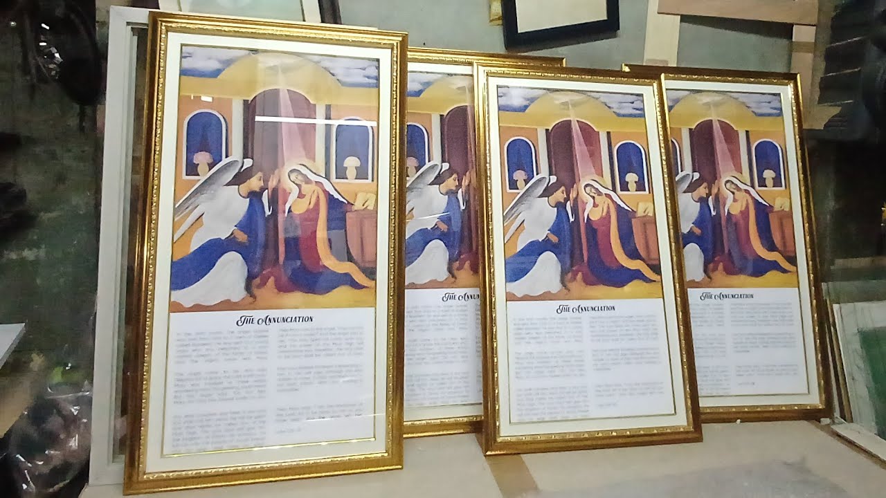 17 PCS THE ANNUNCIATION #annunciation #FRAME