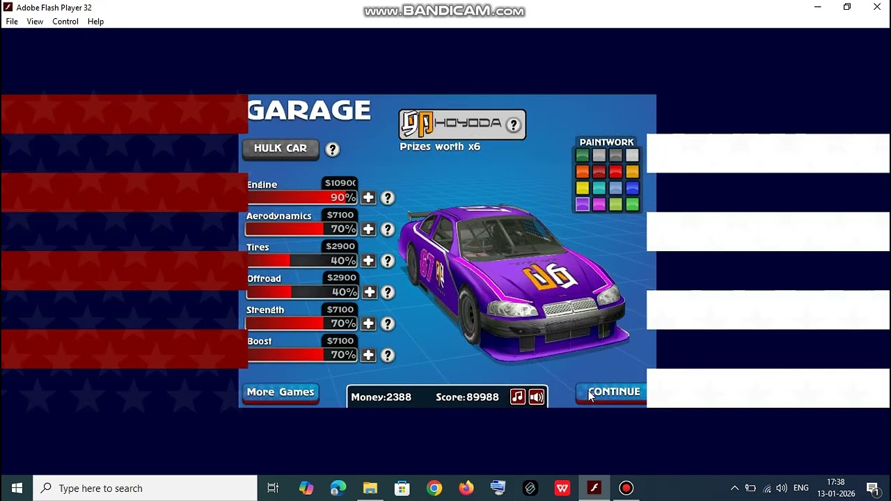 American Racing Gameplay 13/01/2026