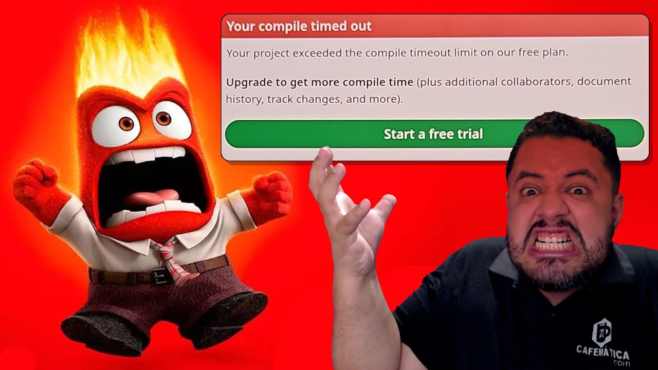 🔥 Como evitar o erro your compile timed out no Overleaf
