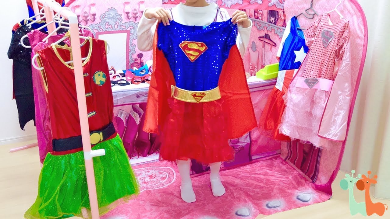 キッズテント 女の子スーパーヒーロー ドレス屋さん / DC Super Hero Girls Boutique , The Pop Up 3D Playscape