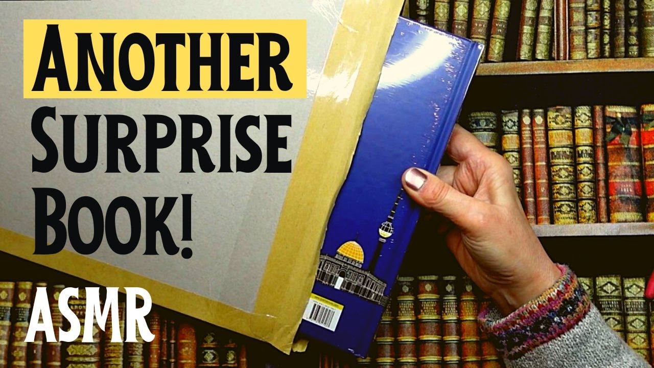 ASMR | Another Surprise Book! Whispered Show & Tell Parcel Opening at Coffee Time!