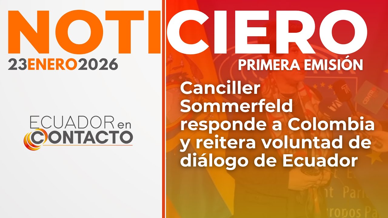 🔴 Noticias Ecuador | 23 de enero de 2026 | Ecuador en Contacto primera emisión