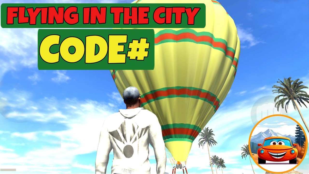 Flying in the city with CODE in India bike DRIVING 3D