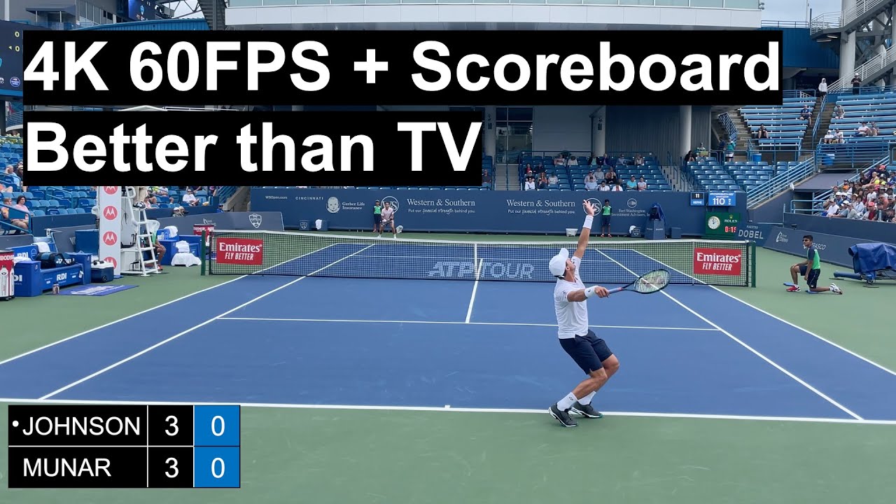 Qualifier Finals! Steve Johnson vs Jaume Munar - Western & Southern Open