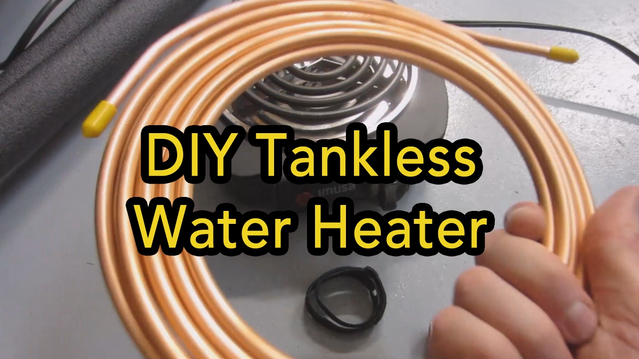 DIY Tankless Inline Water Heater from 
