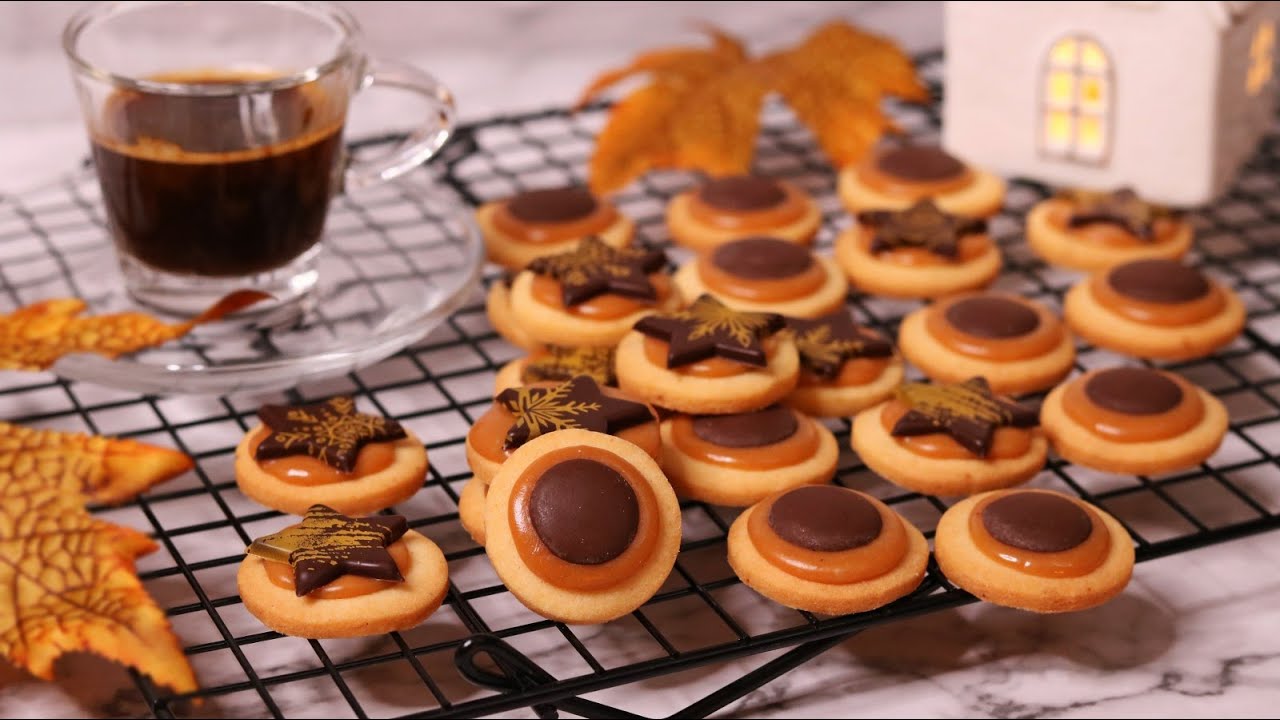TOFFIFEE PLÄTZCHEN - KARAMELL PLÄTZCHEN - KARAMELLKEKSE - MÜRBETEIG - KEKSTEIG GRUNDREZEPT