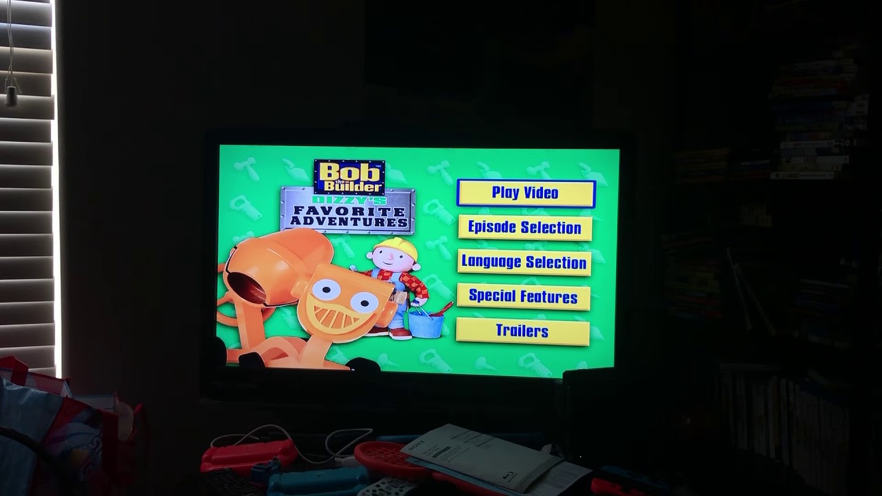 Bob the builder Dizzys favorite adventures 2004 DVD menu walk-through