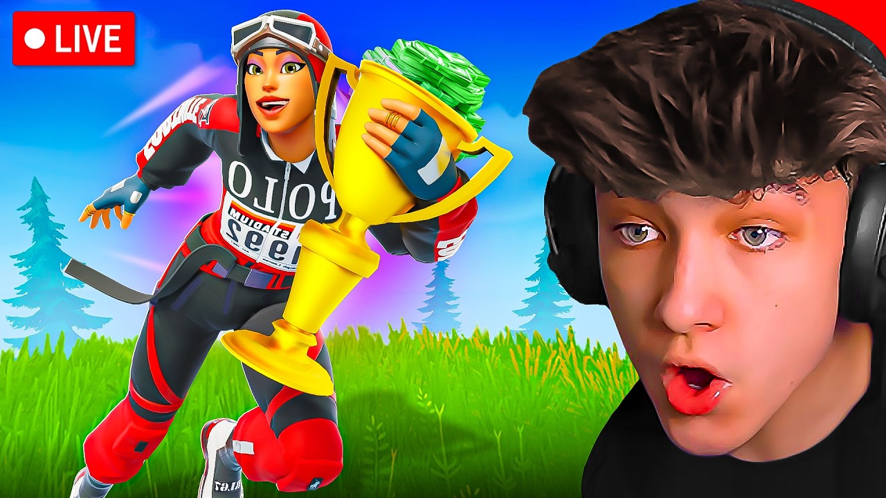 🔴LIVE! - WINNING SOLO TOURNAMENT in FORTNITE!