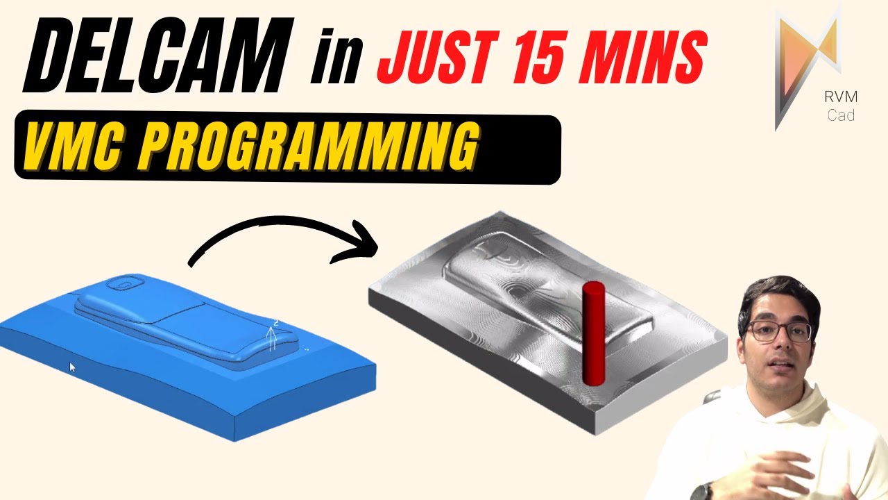 Complete CNC Milling Programming CODE done in 15 Mins! DELCAM POWERMILL - VMC Programming Tutorial 💯