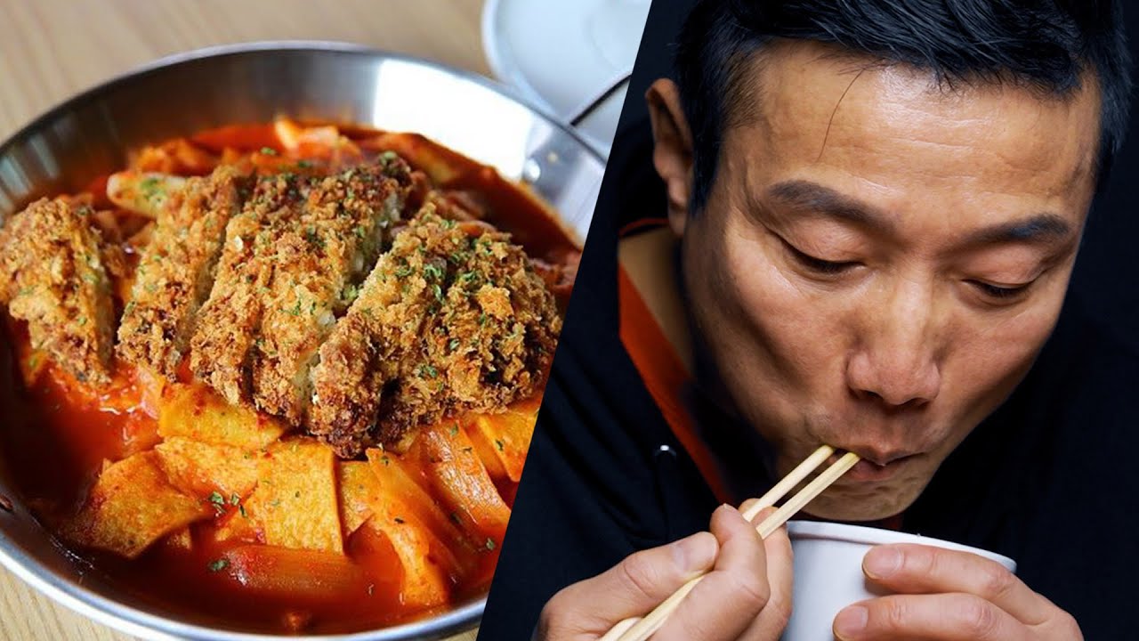 돈까스, 떡볶이 먹방... 미리 사과드립니다 | 레전드 보디빌더의 먹방