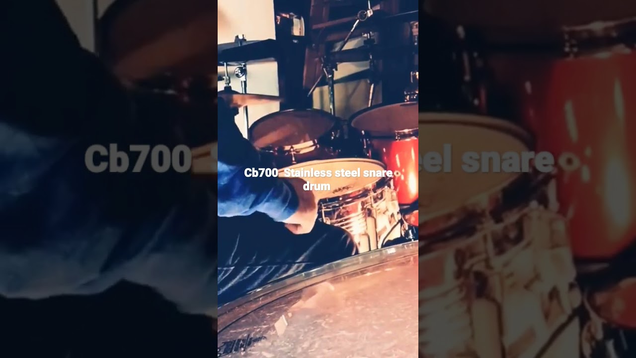 CB700 Stainless steel snare drum 🔥🔥🔥🥁#jfkdrum #drum #shorts #Newvideo