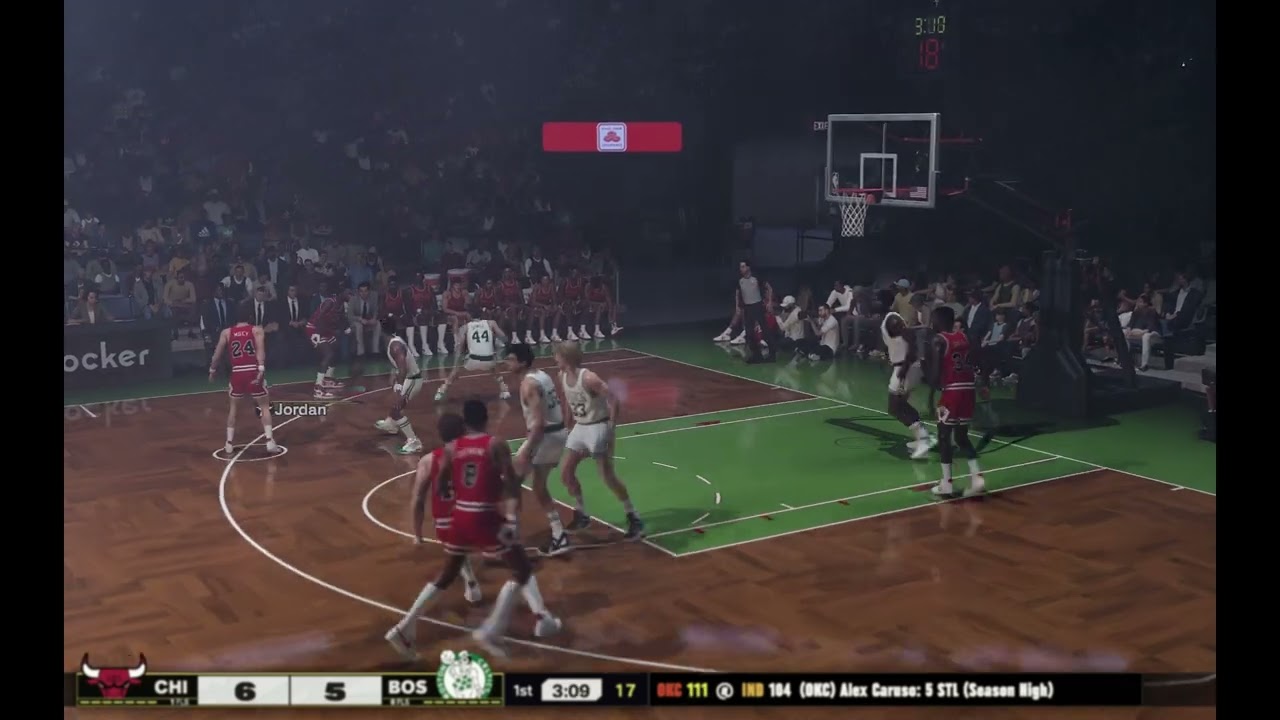 NBA 2k25 Jordan over McHale in Boston - Cookiedot NexGen07 lighting