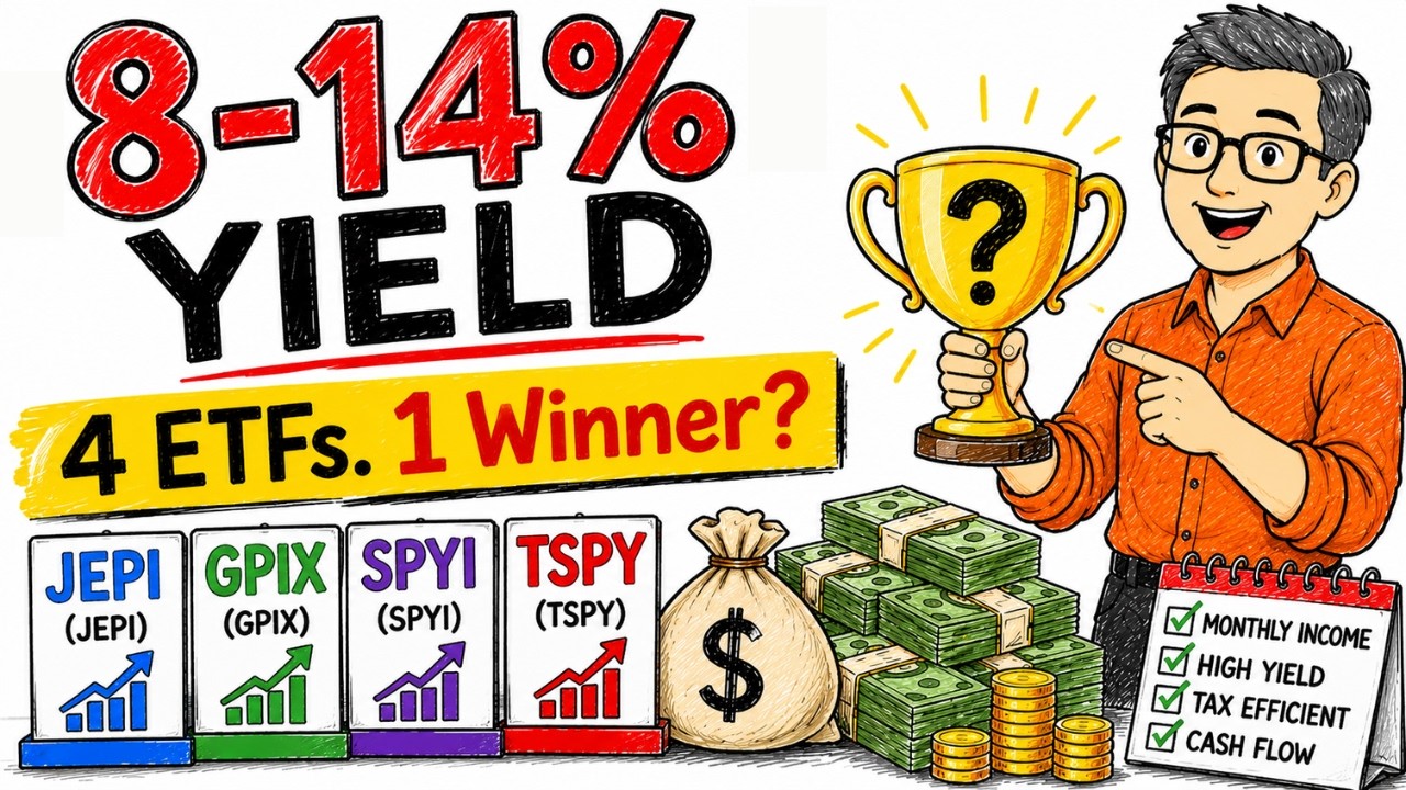 JEPI против GPIX против SPYI против TSPY: инвестируем $100 000 (какой ETF с покрытыми колл-опцион...