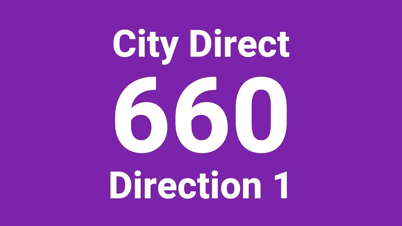 Hyperlapse - SBS Transit Bus Service 660 (Direction 1)