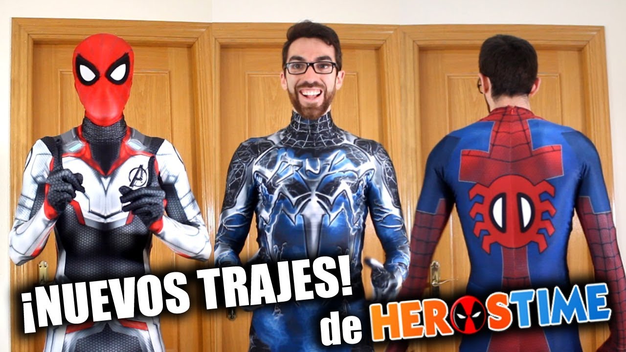 ¡UNBOXING de NUEVOS TRAJES de SPIDERMAN!!! - Herostime