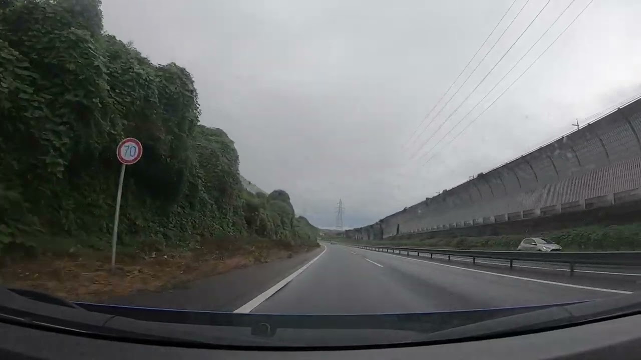 国道１６１号　湖西道路　坂本北ＩＣ～真野ＩＣ（2025年8月8日　4車線化）