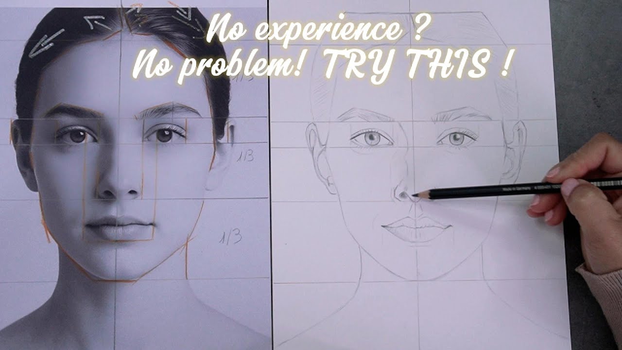 TUTORIAL: Learn to Sketch a Realistic Face, easy for beginners, Reference  Photo in the comments 👇