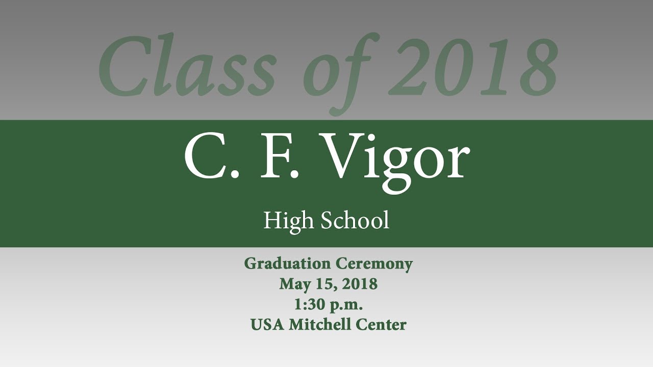 Vigor High School Graduation 2018