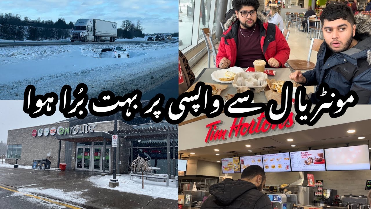 Montreal To Toronto Road Trip | Rasta Main tufaan Aa Gaya 🇨🇦