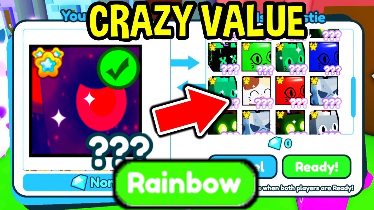 What Do People Trade for a RAINBOW HUGE COMET CYCLOPS in Pet Simulator X