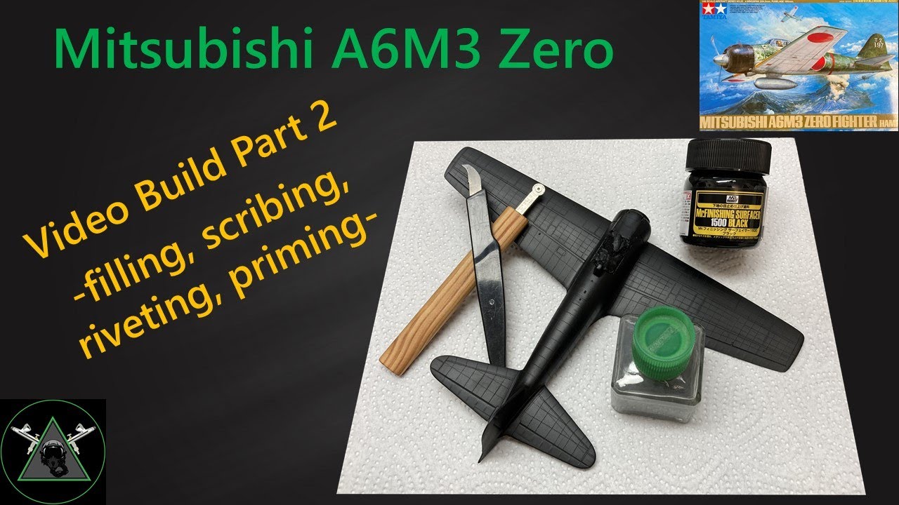 Mitsubishi Zero A6M3 1/48 Tamiya Video Build Part 2