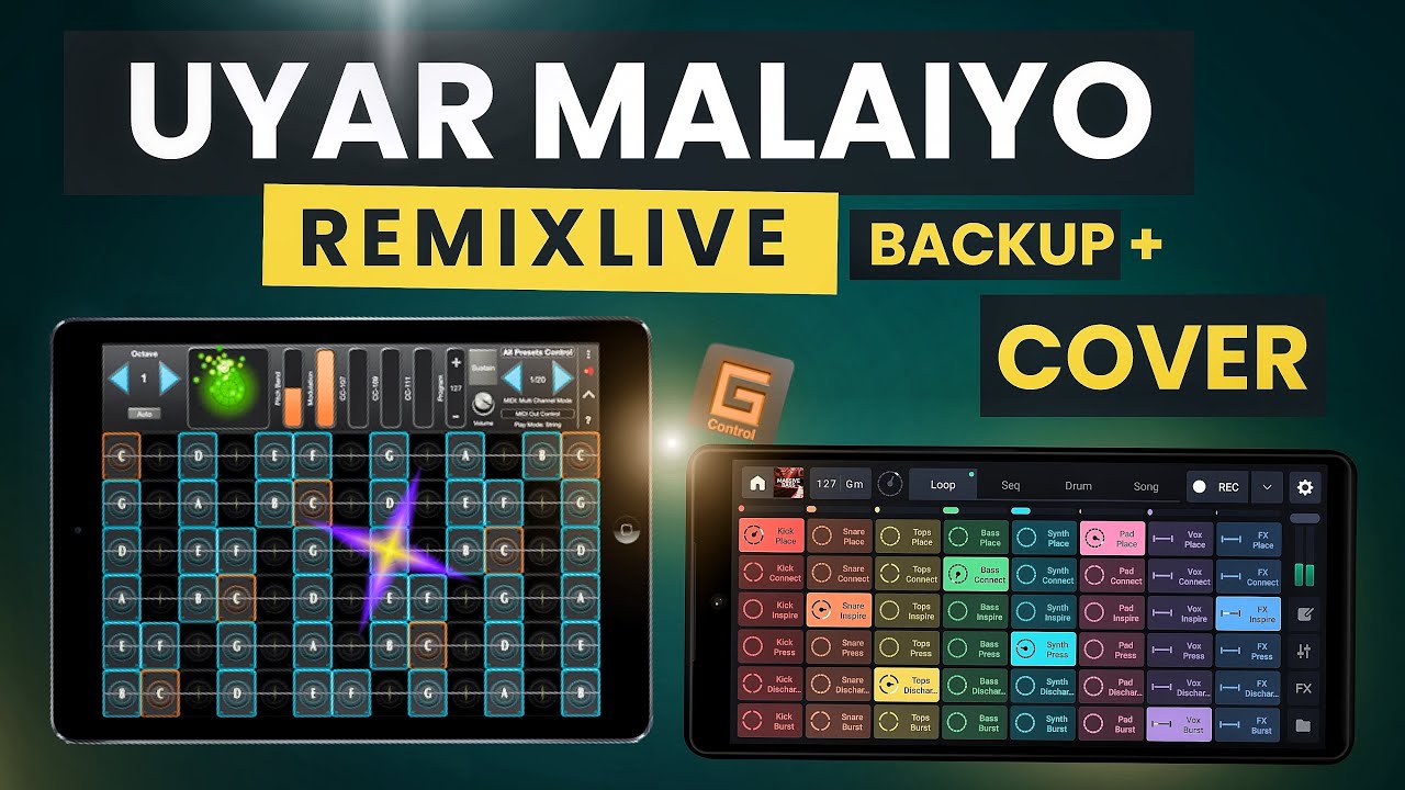 Uyar Malaiyo Cover with Remixlive and Geoshred |MusicalMobile|