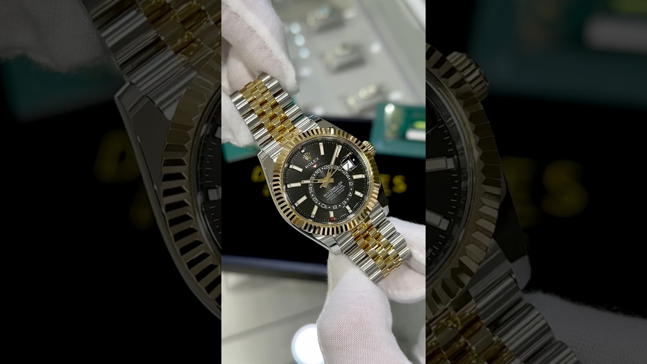 ✨🖤 Rolex Sky-dweller Two Tone on Jubilee Bracelet 🖤✨&pound;14,500 Box & Papers 2022  #326933 #skydweller