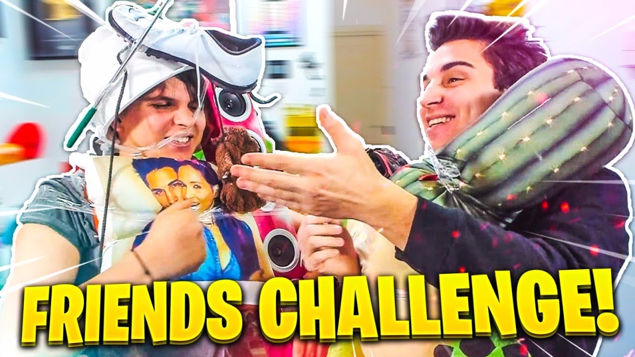 OGNI SBAGLIO CI ATTACCHIAMO UN OGGETTO ADDOSSO! Friends Challenge con Klaus