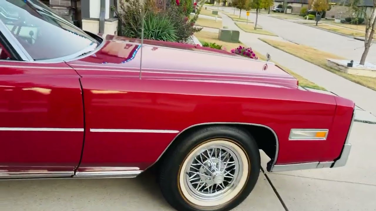 1976 Cadillac Eldorado Convertible Interior and Exterior Walkaround Video