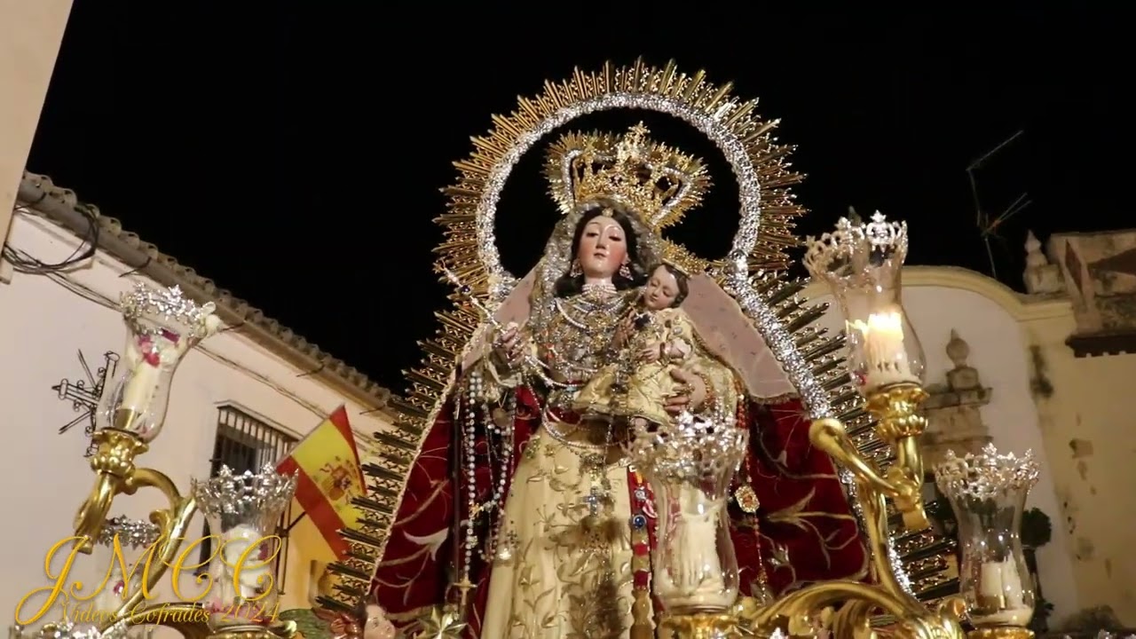 Procesión Virgen del Rosario Coronada (Patrona), Bornos 6 Octubre 2024.