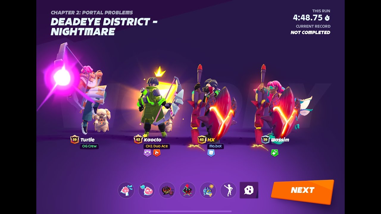Deadeye District Nightmare Completion - Builds at the end