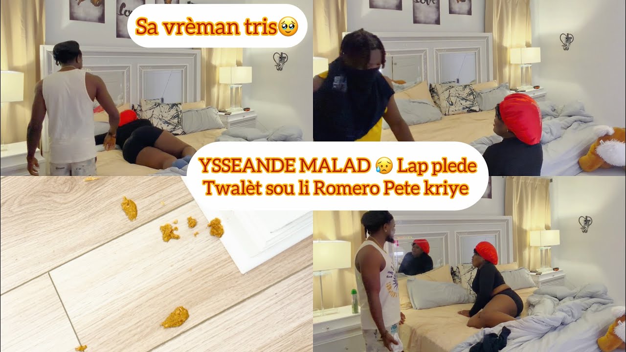 Ysselande bonmbade kay la ak K*k  tout figi Romero sal li Pete kriye prank 🤣😂😂 