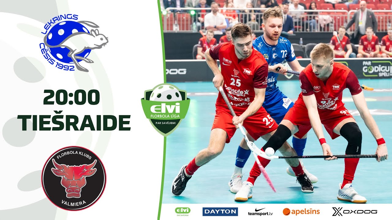 🎥 ELVI florbola līga: Lekrings - FBK Valmiera (18.09.2024)