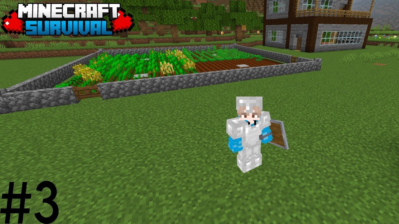 I'VE got iron armour and A crop farm & Exploration 