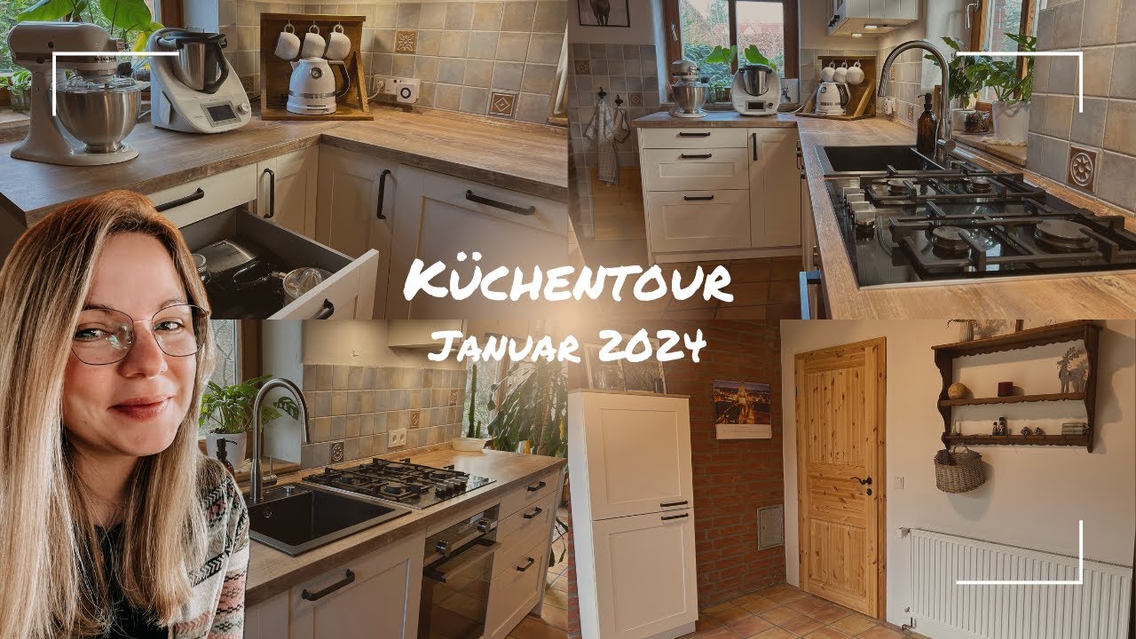 Unsere Landhausküche ❄️ | Küchentour 2024 | Organisation & Aufteilung | Roomtour | Minimalismus