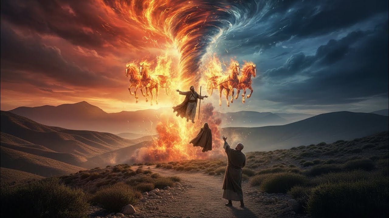 Elijah taken, Elisha Empowered / A double portion story. #biblestory #bible #motivation #subscribe 