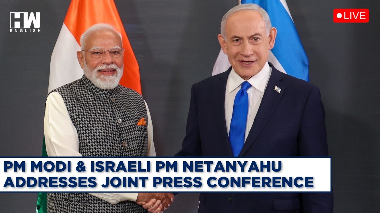 LIVE | PM Narendra Modi & PM Benjamin Netanyahu Addresses A Joint Press Meet | Modi In Israel