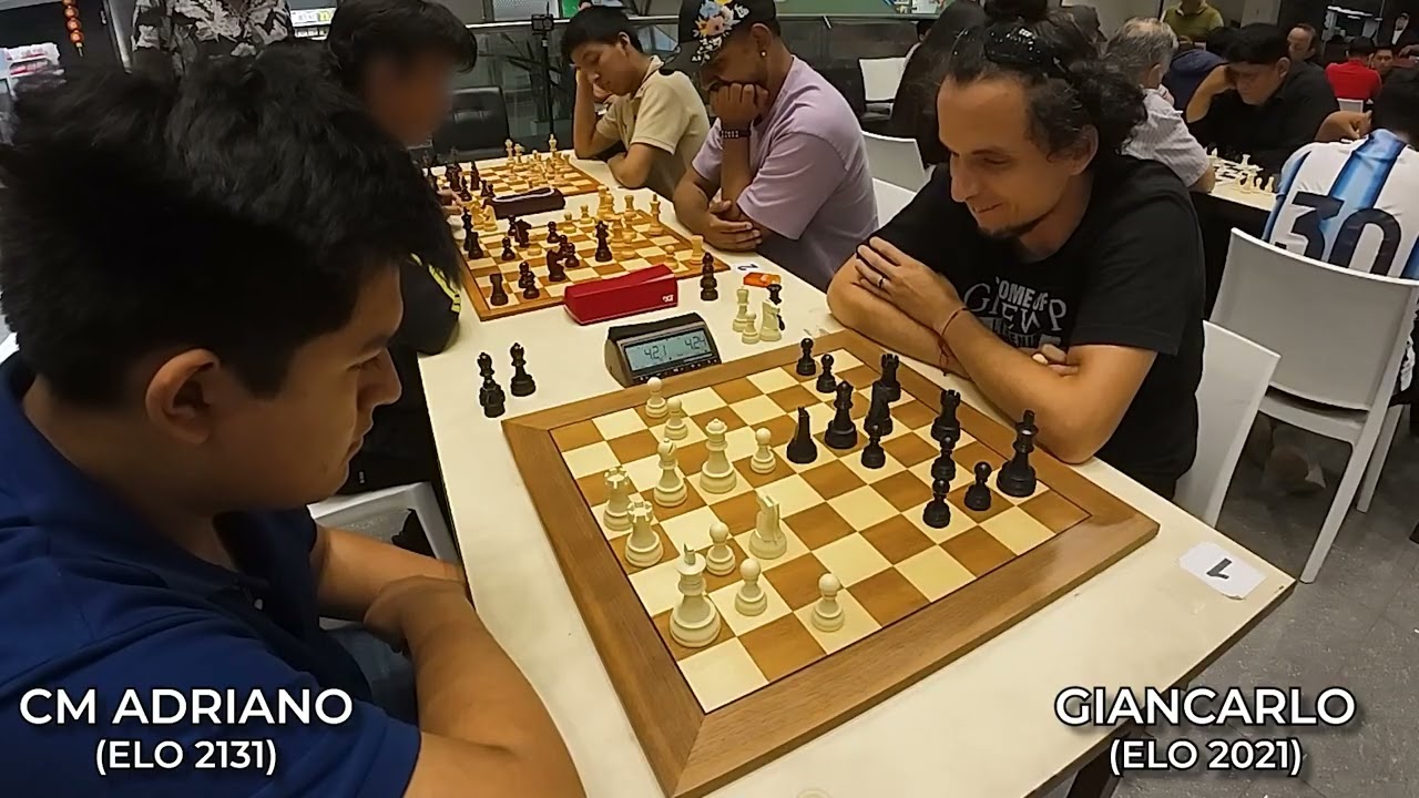 BLITZ 2450 - Ronda 6 - CM Adriano (2131) vs Giancarlo (2021). 7' + 3