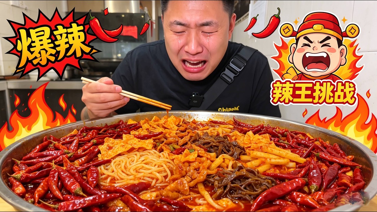 81 元顶配螺蛳粉暴击！双勺魔鬼椒，辣到当场破防【辣王刘泳杰】