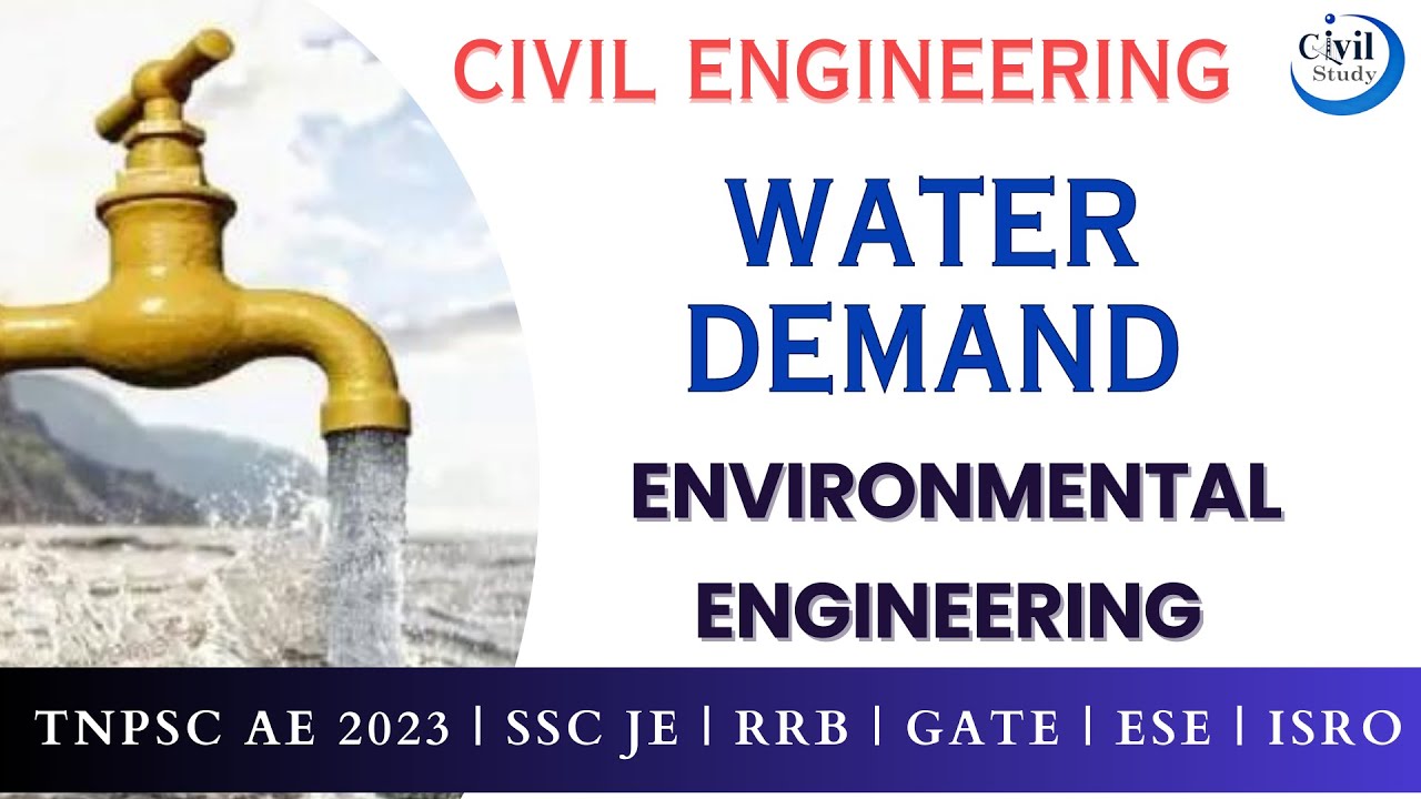 Water Demand | Environmental Engineering | Tamil | TNPSC AE 2023 | SSC JE  #competitiveexam2023