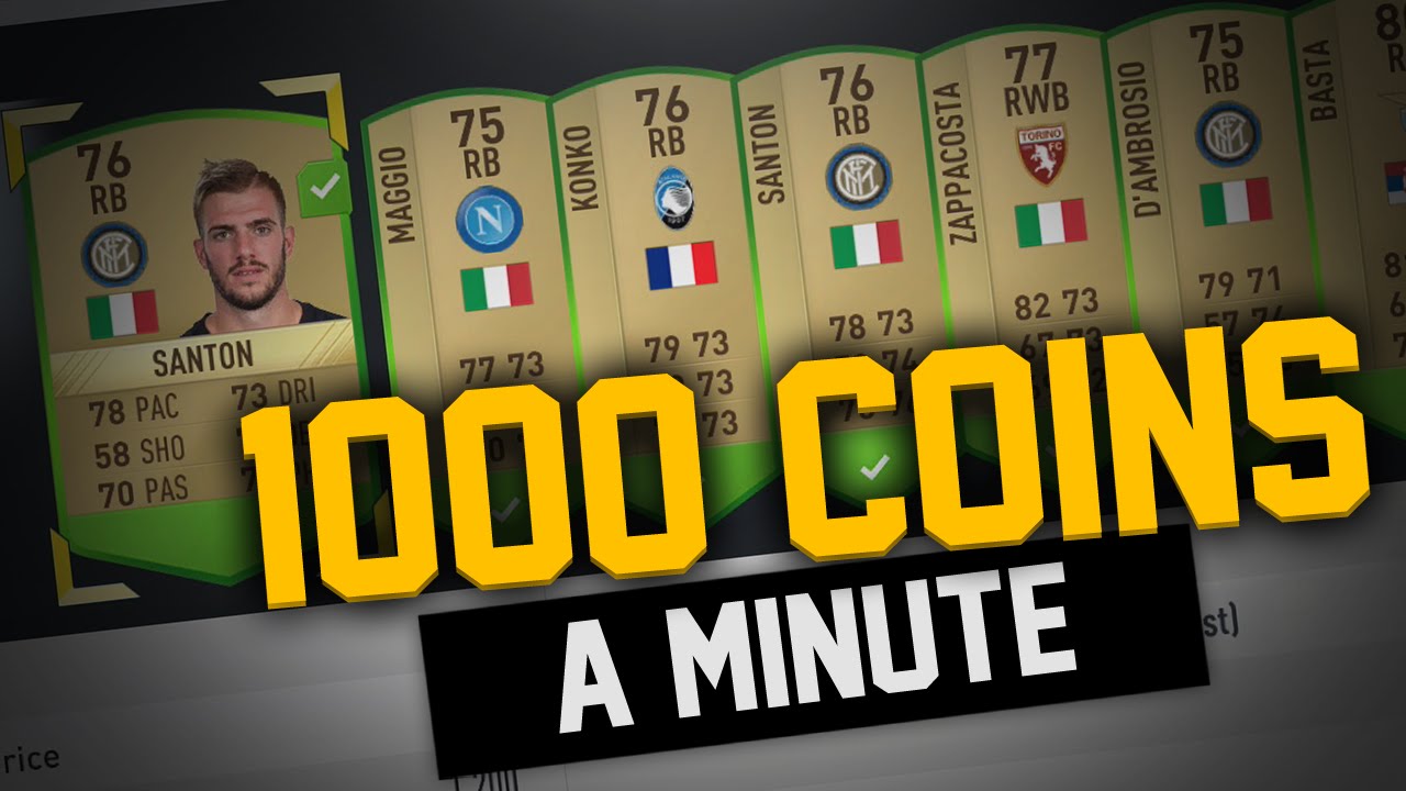 MAKE 1000 COINS A MINUTE! AMAZING LOW BUDGET TRADING METHOD | FIFA 17 ULTIMATE TEAM SNIPING FILTER