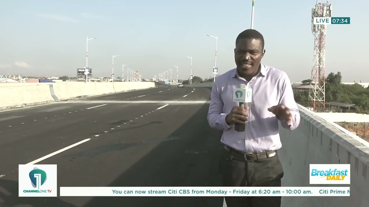 This Is the FlowerPot Flyover to be commissioned by Akufo-Addo today!🔥 Fred Duhoe Reports